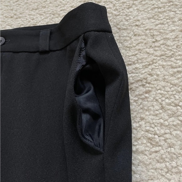 Nanette Lepore Wide Leg Trousers Dress Pants Black Women’s Size 8 Flare - Picture 7 of 11